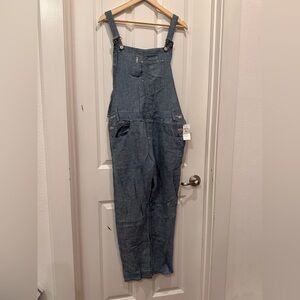 Ladies Blue Denim Overalls
